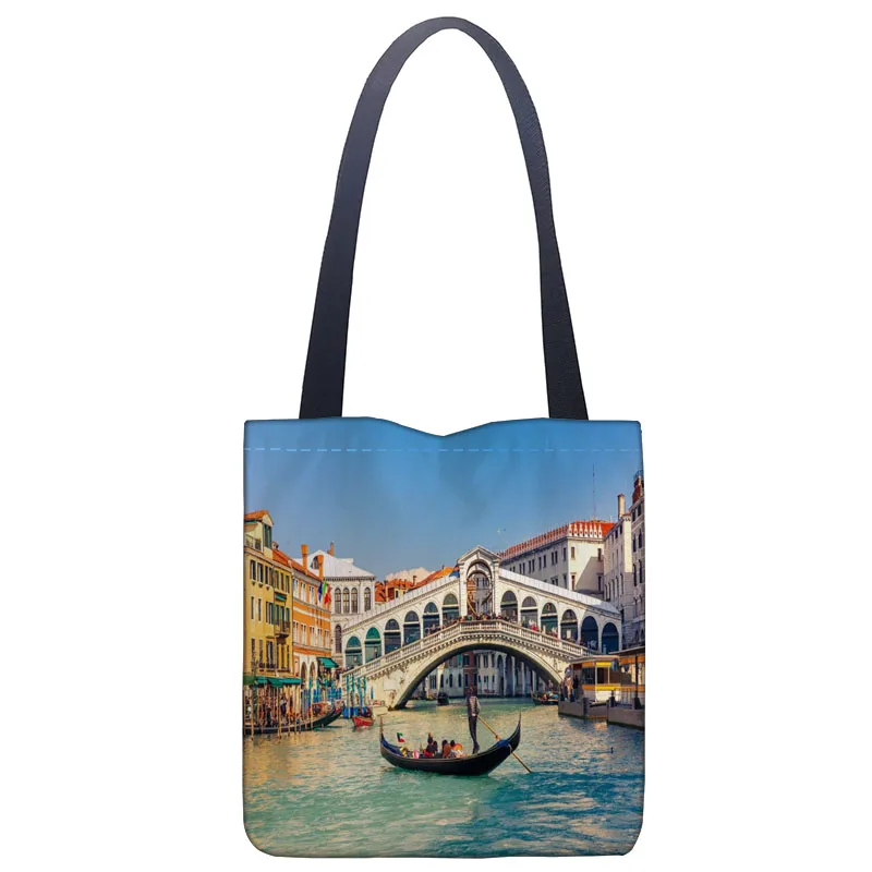 New Arrival Bag Venice Handbag Fashion Printing Soft Open Pocket Casual Tote Double shoulder Strap For Women Student