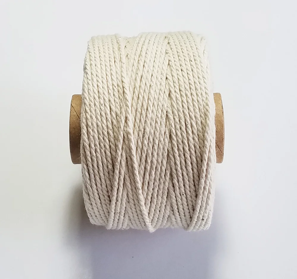 100% Natural cotton rope 80m/roll twine Cords 6pcs/lot String thread for Hang Tag accessory DIY