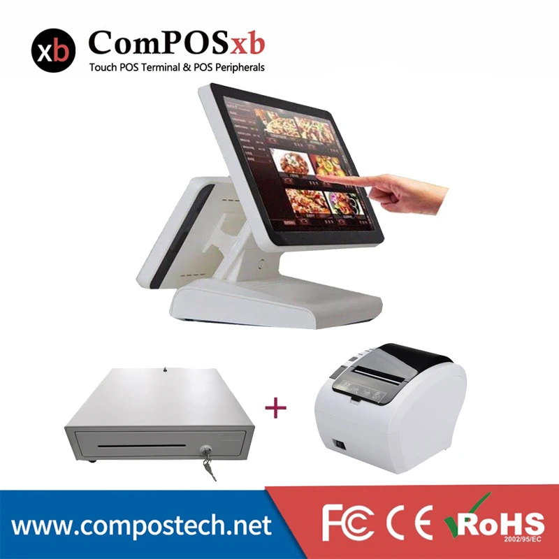 15 touch touch screen monitor cash register all in one pc pos machine point of sale system