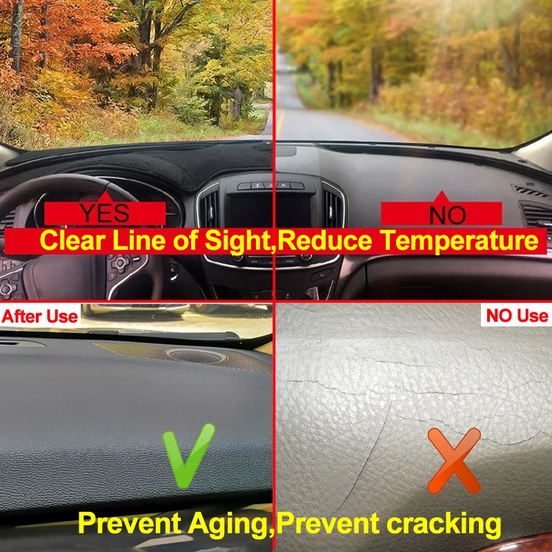 Car Inner Dashboard Cover Dash Mat Carpet Cape Cushion DashMat Pad For Subaru Outback 2015 2016 2017 2018 2019 LHD RHD