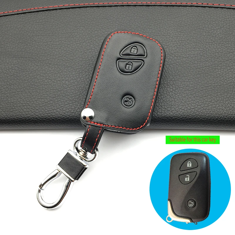 Leather car key case key cover for Lexus rx270 2011 2013 GS RX IS ES GX LX RC 200 250 350 LS 450H 300HKey case accessories shell