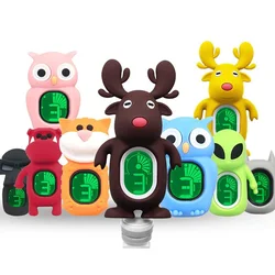 Cartoon Guitar Tuner Color Digital Violin Tuner Automatic Guitar Tuners Black Owl Tuner Bass Tuner Clip Fine Tuner Violin Guitar