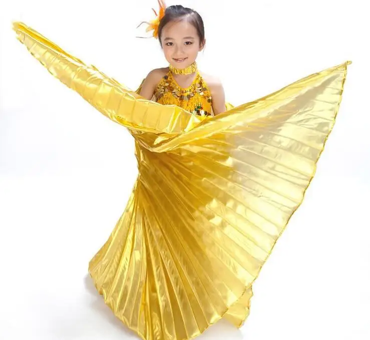 Hot Sale Girls Handmade Belly Dance Isis Wings Children Angel Kids Belly Dance Isis Wings Two Colors on Sale Without Stick