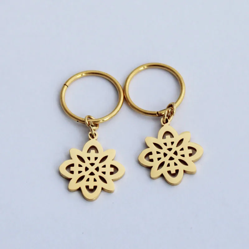 2020 New Design Fashion Gold Color Segmet Earrings For Girls Small Star Earrings Party Jewelry