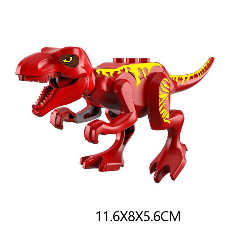 Animal Series Figures Dinosaur Dragon Whale Gorilla Horse Bear elk Tiger crocodile Building Blocks Educational Toys for Children