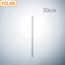 YCLAB 30cm Glass Stirrer Rod Mixing Guide Liquid Laboratory Chemistry Equipment