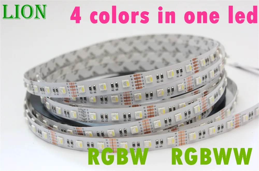 

Водонепроницаемая светодиодная лента RGBW, чип SMD 5050, 12 В, гибсветильник RGB + белый/теплый белый, 4 цвета в 1, светодиодный чип, 60 светодисветодиодный s/m,5 м/лот