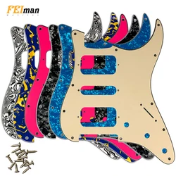 Pleroo 기타 액세서리 11 나사 구멍 Pickguard 펜더 Stratocaster 미국/멕시코 표준 ST HSH 기타 스크래치 플레이트