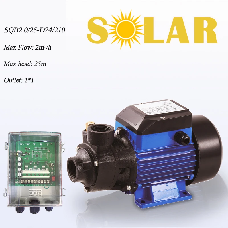 SQB2.0/25-D24/210 surface well water pump solar surface solar pump 24 v high pressure dc power 24v water surface solar pump