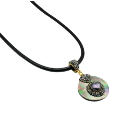 New Charm shell initial necklace women & pearl pendants boho 2019 diy fashion jewelry for women