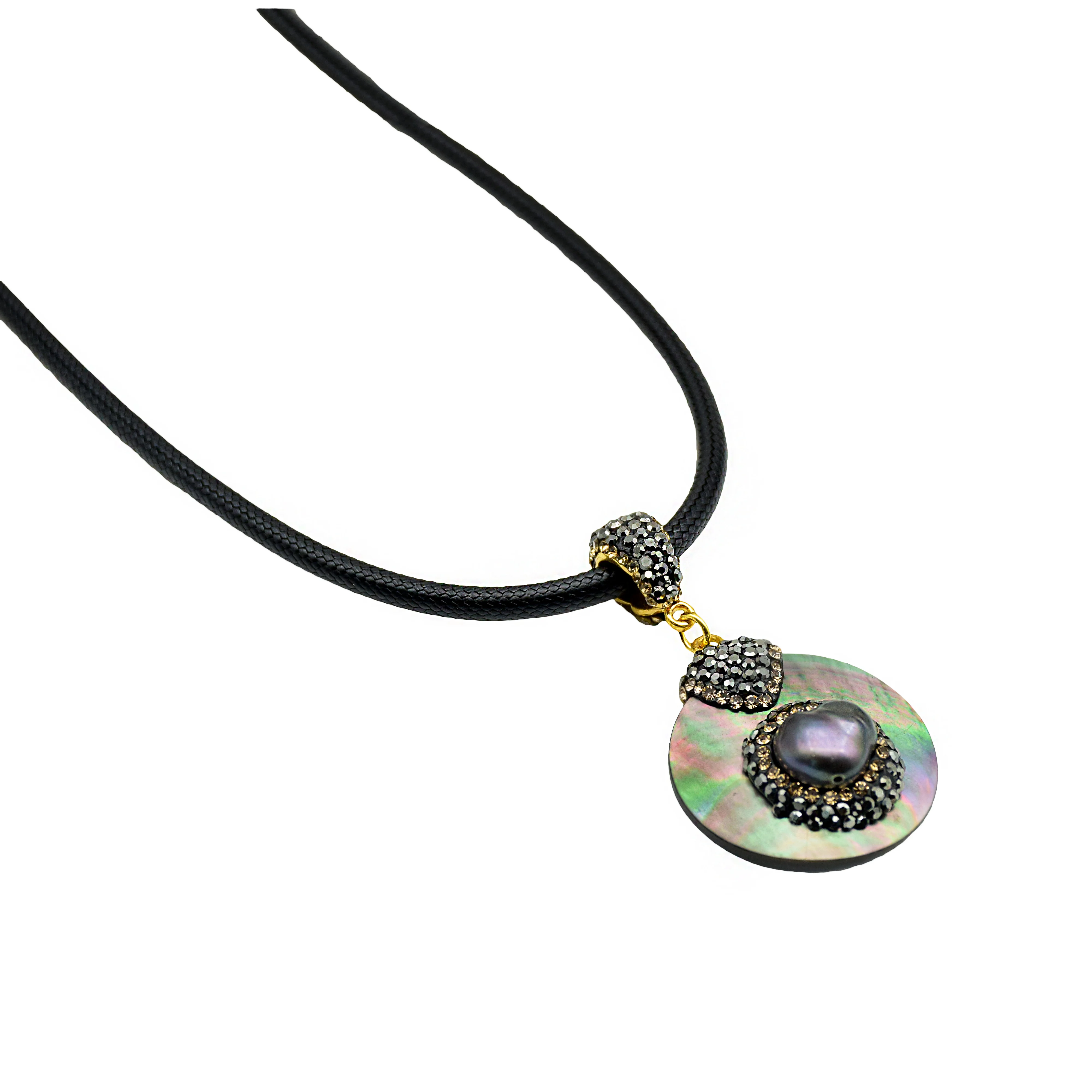 New Charm shell initial necklace women & pearl pendants boho 2019 diy fashion jewelry for women