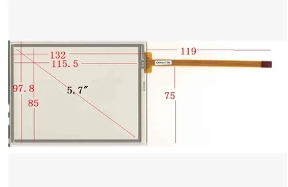 132*97.8 mm New 057014 5.7 inch industrial control touch screen