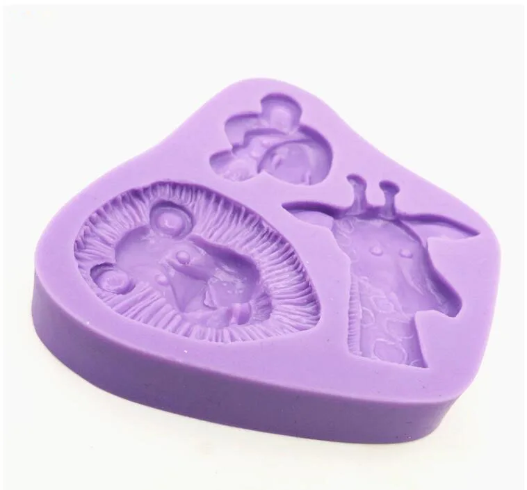 Fondant Cake Decorating Tools Diy Monkeys For Lions Giraffes Fondant Cake Mold Chocolate Bakeware Dessert Decoratingbiscuit