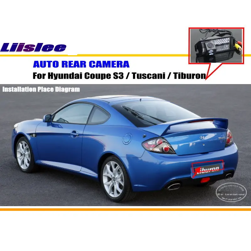 For Hyundai Tiburon Coupe SIII Tuscani 20002-2008 Car Rearview Rear View Camera Back AUTO HD CCD CAM Accessories Kit