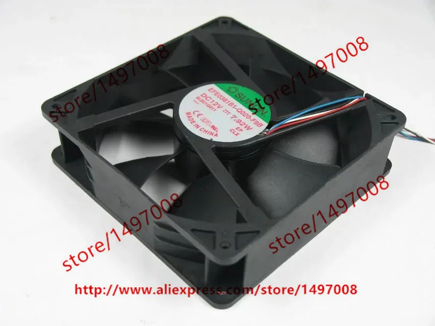 

SUNON EFE0381B1-Q020-F9B DC 12V 7.92W 140x140x38mm Server Cooling Fan