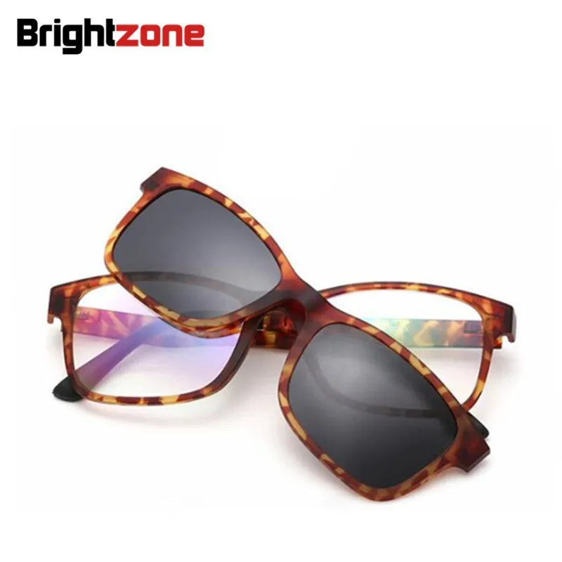 

Magnet Set Mirror Polarized Sunglasses Clip Ultem Tungsten Plastic steel Myopia Glasses Frame can Fill Optical Prescription Lens