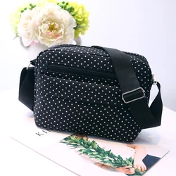 Portable Mommy Diaper Storage Bag Baby Stroller Bags Dot Pattern Women Shoulder Bags Durable Mother Handbag Multifunctional 1 PC