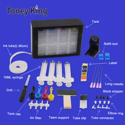 Toney King , universal CISS for Canon , DIY CISS for HP with drill and Suction tool and all accessories