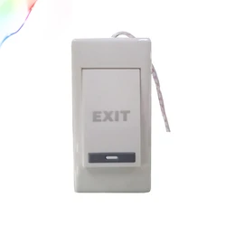 Panel de botón de liberación de salida momentáneo sin interruptor para golpe de puerta eléctrica