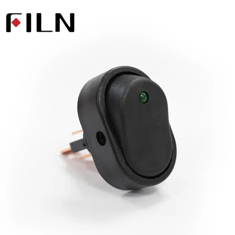 FILN ASW-20D 12v red yellow blue green white led 30A auto rocker switch car switch