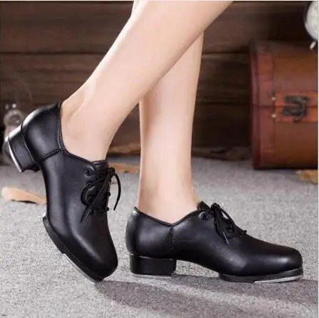 New 2017 Brand New Hot Sale Genuine Leather Tap Shoes Flamenco Dancing Shoes Men Women\'s Tap Dance Shoes