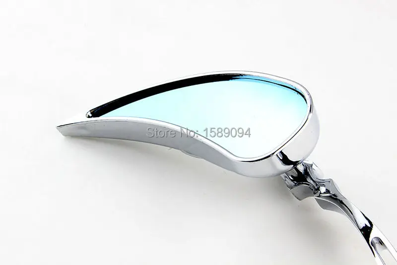 UNIVERSAL CHROME SPEAR MOTORCYCLE CRUISER CUSTOM REARVIEW MINI MIRRORS 8MM 10MM FOR HONDA SUZUKI YAMAHA KAWASAKI For HARLEY