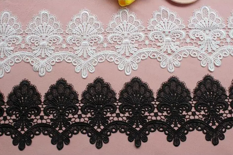 5 Yards/Lot Exquisite wasserlösliche Stickerei-Spitzenverzierungen DIY Kleidungszubehör Breite 15 cm RS1708 – Detail 2