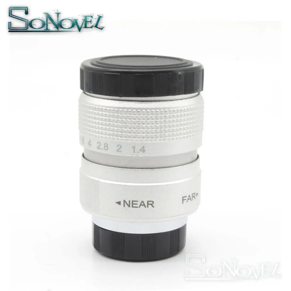 Silver FUJIAN 35mm F1.7 CCTV Movie Lens+25mm f1.4 TV Lens+50mm f1.4 TV Lens for SONY E Mount A6500 A6300 A3500 NEX Series Camera