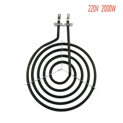 2000W Stainless Steel 5 Rings Mosquito Coil Heating Element - Oblate Stove Surface Burner with Tripod Heater Tube for Furnace