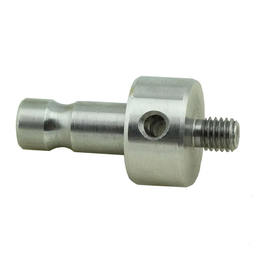 Swiss-Style ( Dia 12mm )  stainless steel adaptor with M8 male thread, Adapter M8-Snap-on prisms plug plug for wall bolts