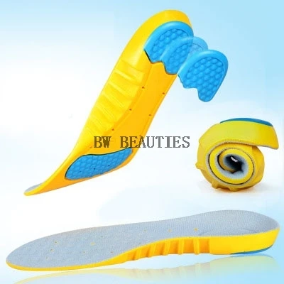 100Pairs/Lot Flat Feet Orthotic Insoles Foot Care for Plantar Fasciitis Heel Pain Relief Sport Insoles Shock Absorption Pads