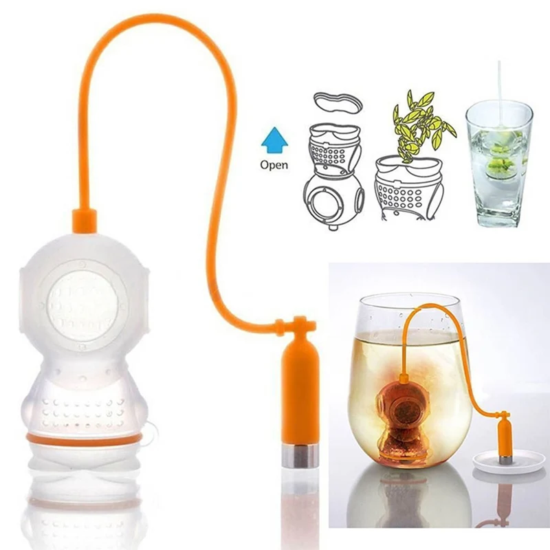 Creative Tea Strainers Useful Mesh Tea Infuser Leaf Strainer Filter Silicone Teabags Tea Diffuser Tea Bag Kitchen Tools