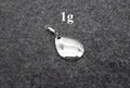 1g Silver Water Drop