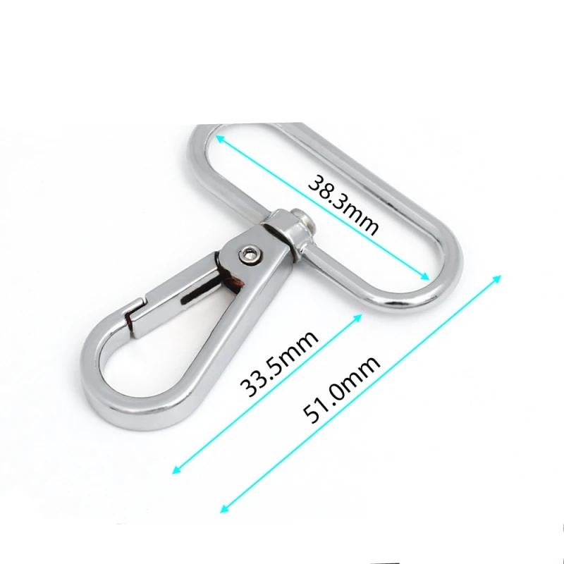 10/20 PCS metal Handbag Bag Clasps Lobster Swivel Trigger Clips Snap Hook Lanyard hook Buckles Carabiner gold silver bronze