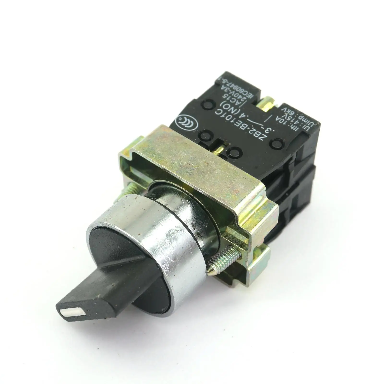 2 Position 1NO + 1NC Maintained Select Selector Switch Replacement Fits XB2BD25C