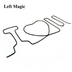 1pcs /lot Hot sale sihir Memory iron wire I love U - I love you magic tricks magic show close up magic illusion E3103