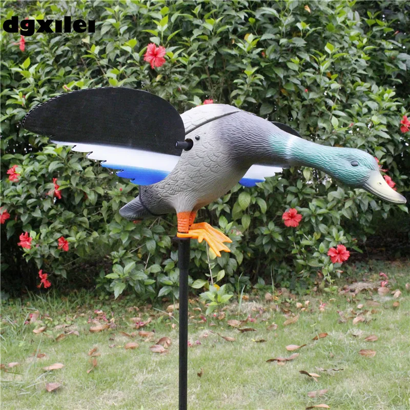 

Outdoor Hunting Duck Decoy with Magnet Spinning Wings, 4 * AAA Battery