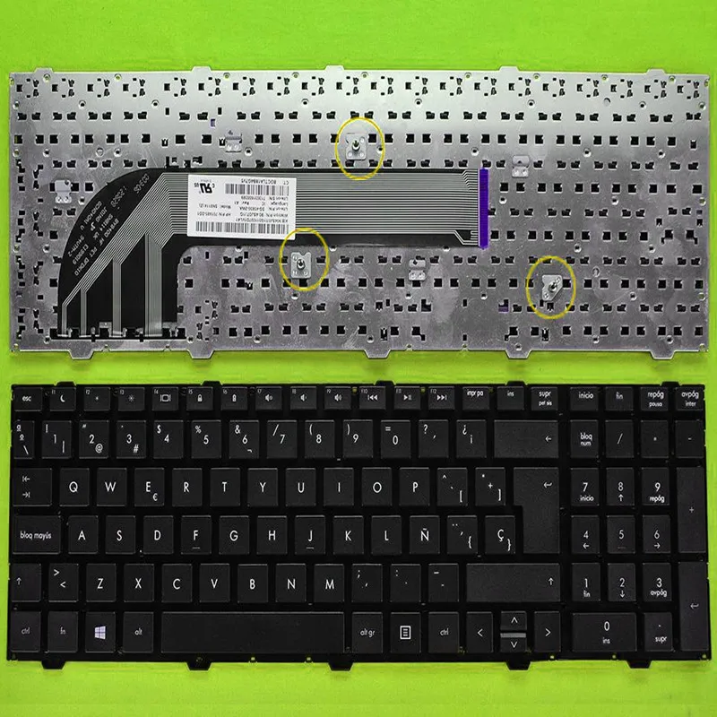 

SP/Spanish Laptop Keyboard for HP 4540S 4545S BLACK without frame WIN8 version Replacement Repair Notebook keyboards