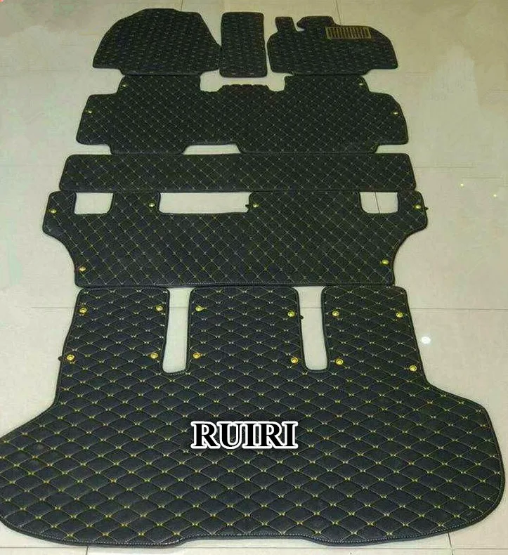 Custom full set car floor mats for Right Drive Honda STEP WGN stepwgn RG1 RG3 RK1 RK5 RP 2022-2005 7 8 seats waterproof carpets