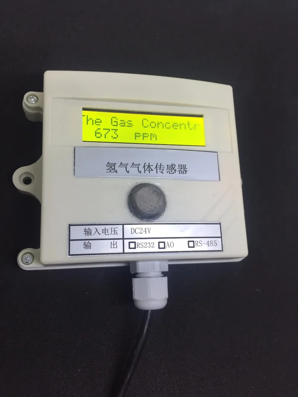 Sensor Konsentrasi Gas Hidrogen Transmiter Sensor Gas H2 Tes Online 485 232 0-5V Nilai Pengalihan 4-20MA Plc Model 0-1000ppm
