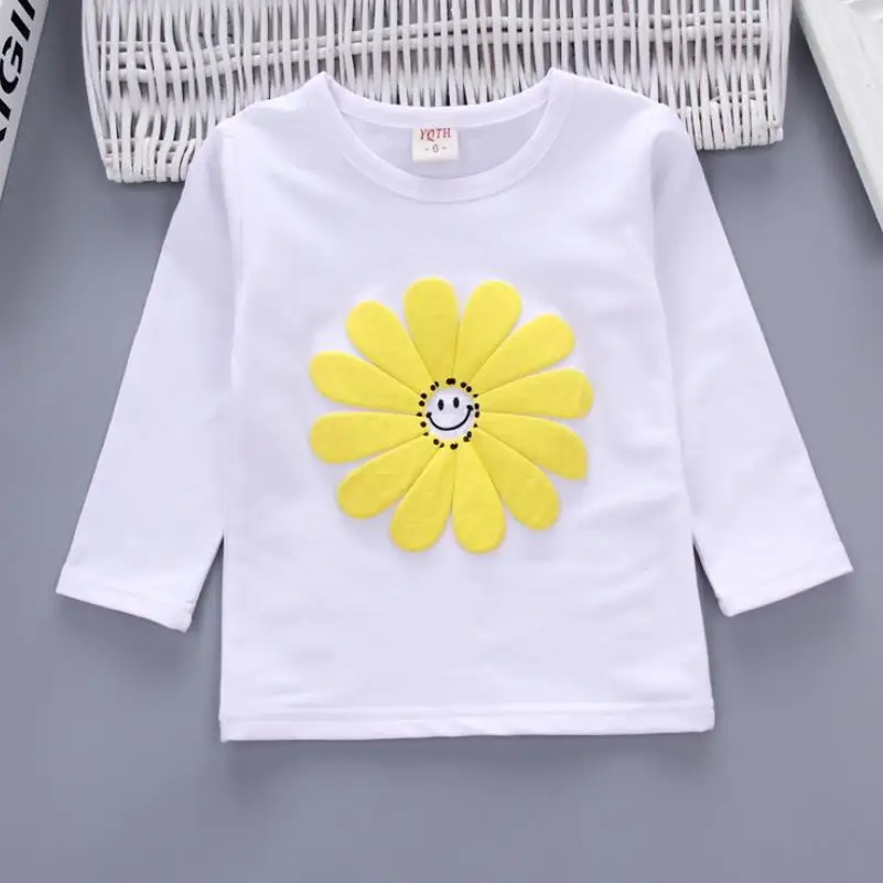 2023 echt Roupas Infantis kinder Kleidungsstück Frühling Und Herbst Neue Mädchen Reine Baumwolle Druck Drei-stück Kind Anzug 0-4y – Detail 7
