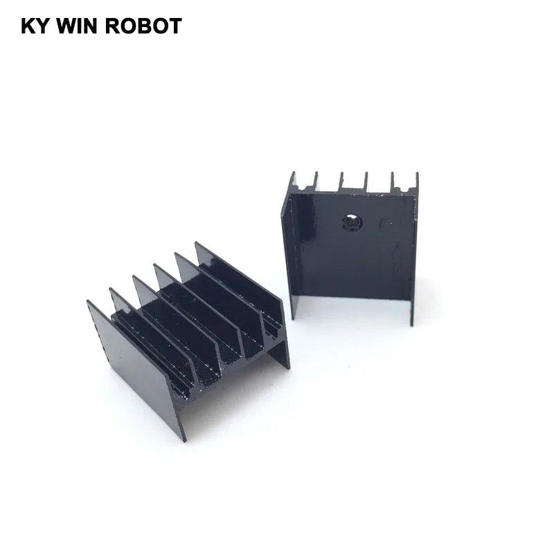 10 pcs Aluminium TO-220 Heatsink TO 220 Heat Sink Transistor Radiator TO220 Cooler Cooling 25*23*16MM