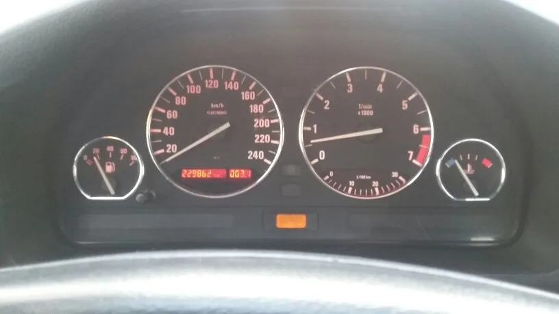 Chrome Speedometer Gauge Dial Ring Instrument Panel Ring fit for Mercedes Benz 7 Series E32 / 5 Series E34