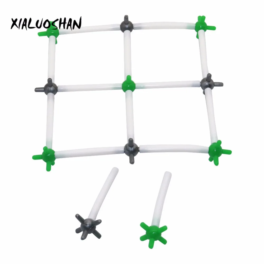 NaCl di Cristallo Modello Strutturale di Sodio Natrium Cloruro di 9 millimetri Modello di Struttura Molecolare Insegnante Strumenti Chimica