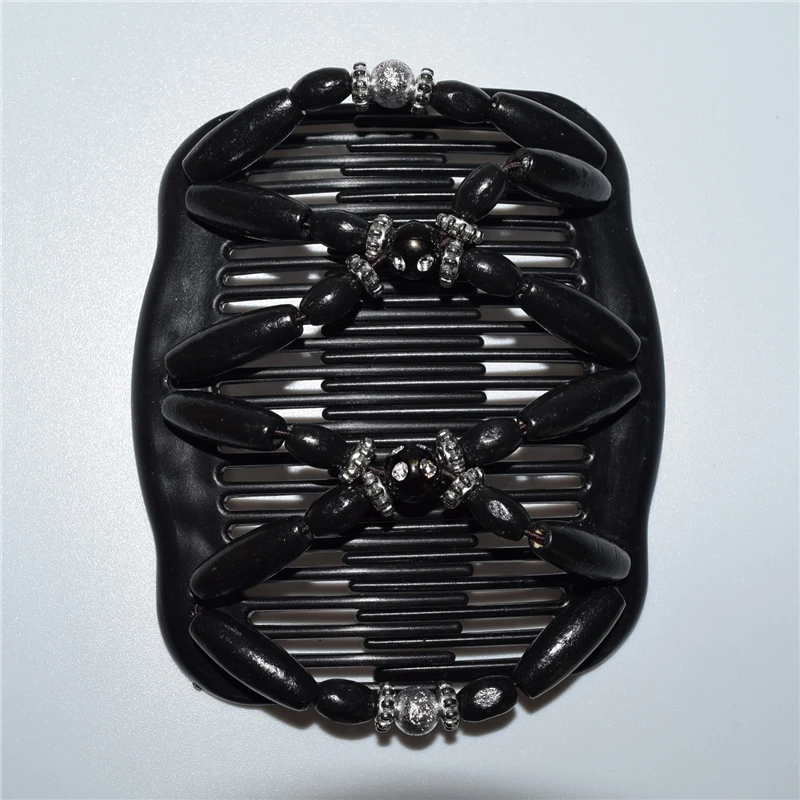 

20pcs/lot fashion black silver beautiful luxury magic comb free shipping 2019