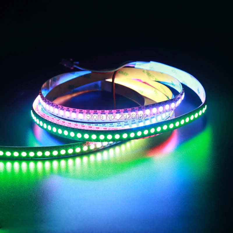 1M 100LEDs/M WS2812B LED Strip WS2811 RGB 5050 SMD WS2812 Digital Flexible Tape Pixel Light Decoration TV 5V Programmable Lamp