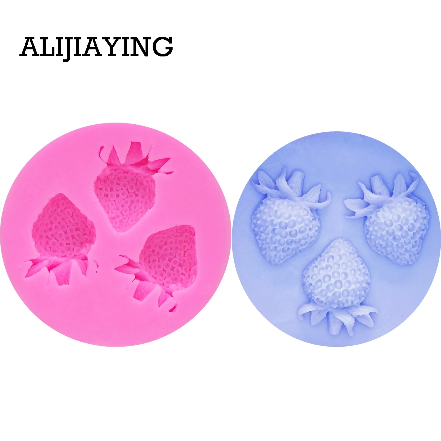 M0107 Fruit Strawberry Silicone mold Fondant Cake Decorating Tool Chocolate Mold, Sugarcraft, Kitchen Accessories