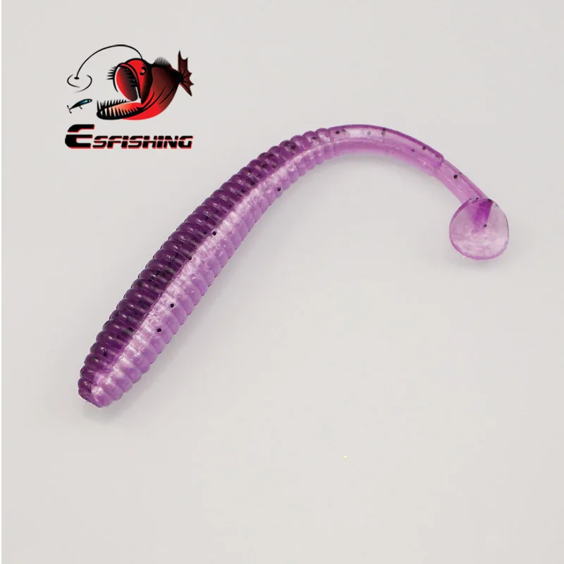ESFISHING Shad 100mm señuelos blandos de silicona para lucio - imagen 3