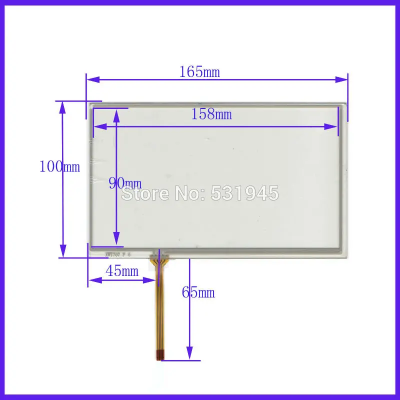 

ZhiYuSun New 7 Inch Touch Screen compatible HST-TPA7.0JY 165mm*100mm for 7 GPS GLASS 165*100 for tble compatible