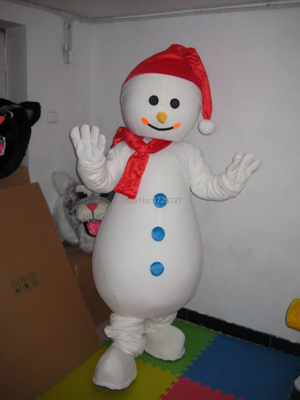 mascot snowman mascot costume snow man custom fancy costume anime cosplay mascotte fancy dress